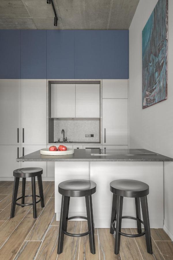 Ivis House Modern Apartment In Vilnius Old Town With Balcony 维尔纽斯 外观 照片