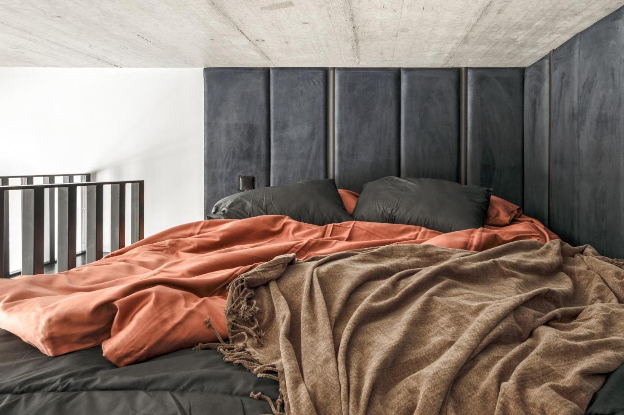 Ivis House Modern Apartment In Vilnius Old Town With Balcony 维尔纽斯 外观 照片