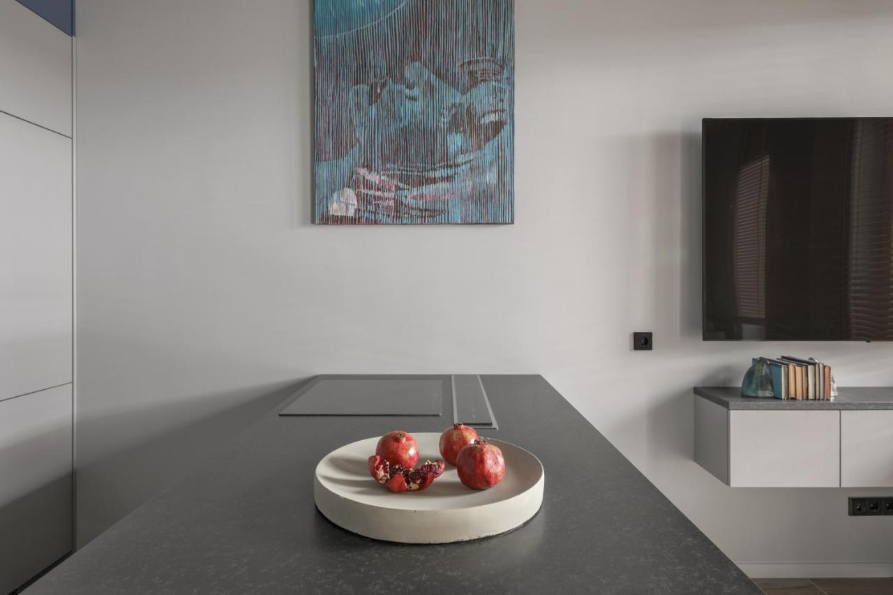 Ivis House Modern Apartment In Vilnius Old Town With Balcony 维尔纽斯 外观 照片