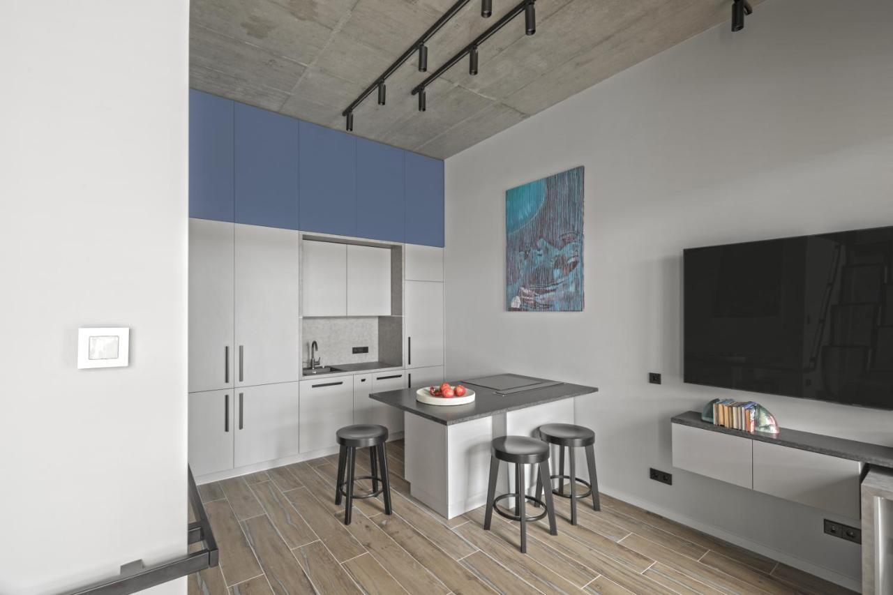 Ivis House Modern Apartment In Vilnius Old Town With Balcony 维尔纽斯 外观 照片